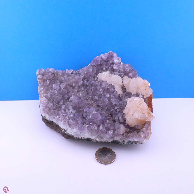 Amethyst mit Calcit ca. 1150 g